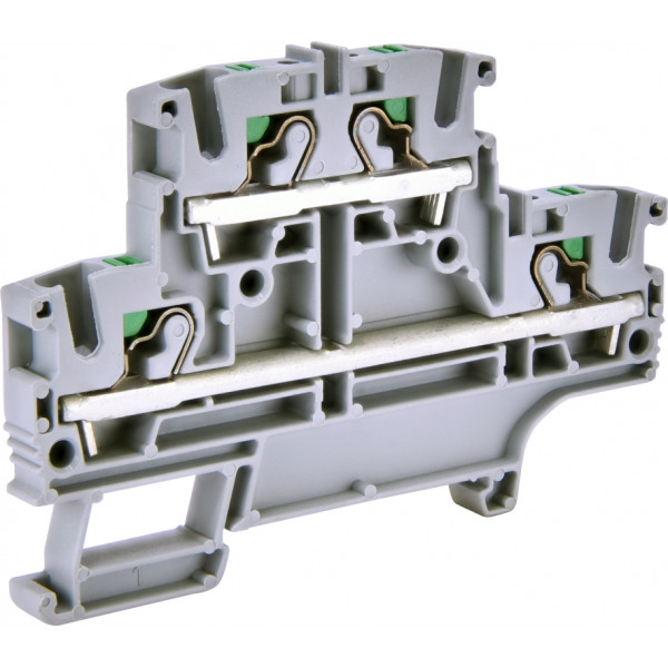 Дворівнева пружинна клема ETI ESH-EFD.4 сіра (3903268)