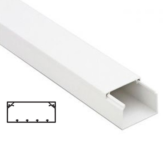 Короб с направляющими In-Liner, 120x60, длина 2м, цвет белый, DKC