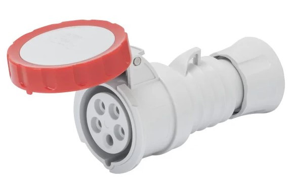 Переносной разъем GEWISS IP67 3P+N+E 16A 400В (GW62031H)