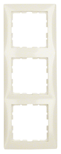 Рамка 3-местная белая Berker S.1