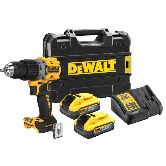 Ударная дрель-шуруповерт бесщеточная DeWALT DCD805H2T XR Li-Ion 18В 5Ач 90Нм патрон 13мм - фото №2
