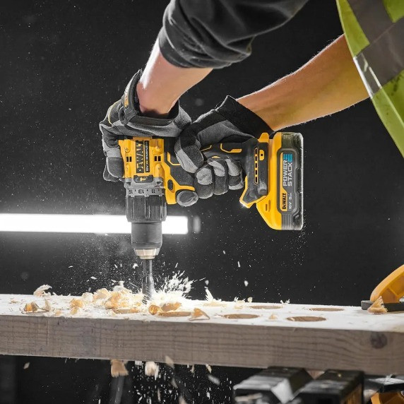 Ударная дрель-шуруповерт бесщеточная DeWALT DCD805H2T XR Li-Ion 18В 5Ач 90Нм патрон 13мм - фото №3