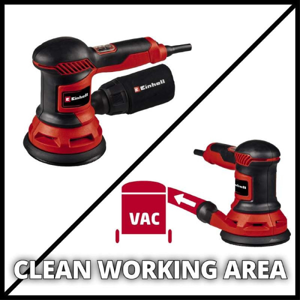 Ексцентрикова шліфмашина Einhell 425Вт Ø125мм (4462005) - фото №5