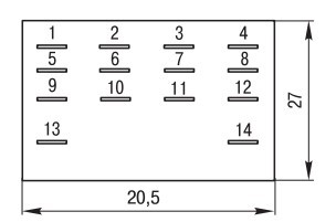 Промежуточное реле E.Next e.control.p341 3А 12В DC (i.my4.12dc) - фото №1