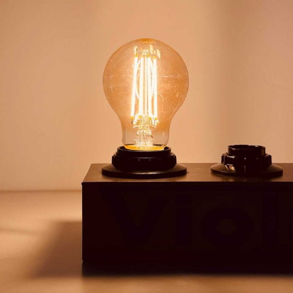 Лампа LED FILAMENT A60 10W E27 2200K VIOLUX ( 831022 ) - фото №2