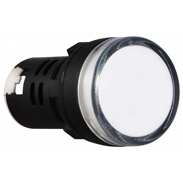 Сигнальна арматура Аско-Укрем AD22-22DS 220В АС біла (A0140030044)