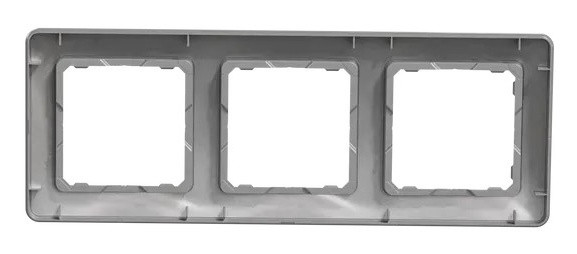 Рамка 3-місна Schneider Electric Sedna Design алюміній SDD313803 - фото №3