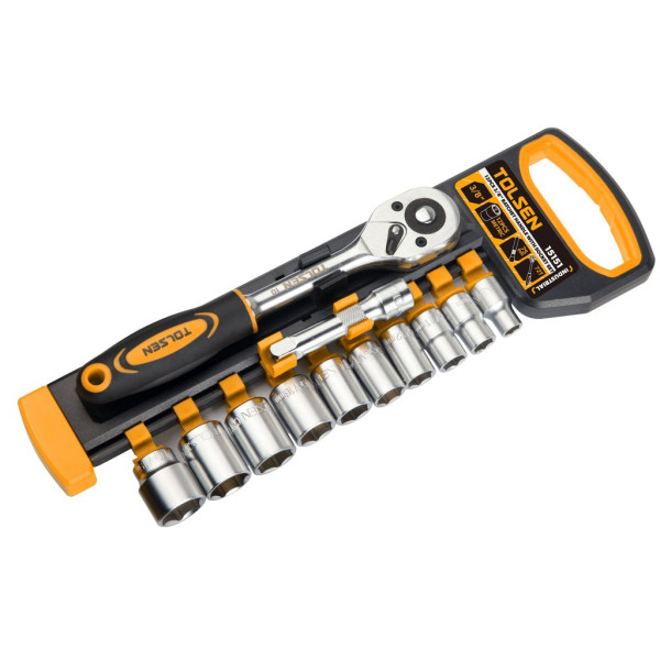 Набор торцевых головок Tolsen (15151) 3/8" (12шт) «Профи»