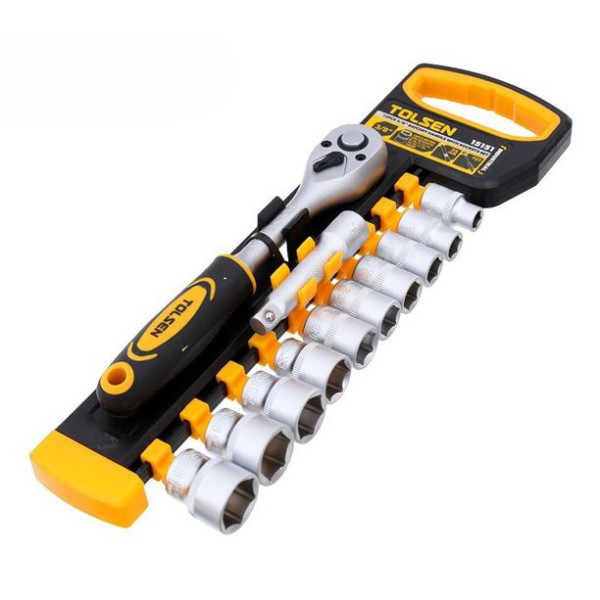 Набор торцевых головок Tolsen (15151) 3/8" (12шт) «Профи» - фото №6