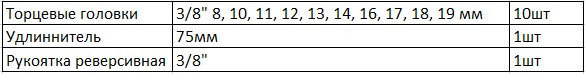Набор торцевых головок Tolsen (15151) 3/8" (12шт) «Профи» - фото №7
