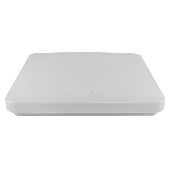 Круглий світильник Vestum QUATRO зоряне небо 30Вт 380x380x65мм 4000К срібло - фото №3