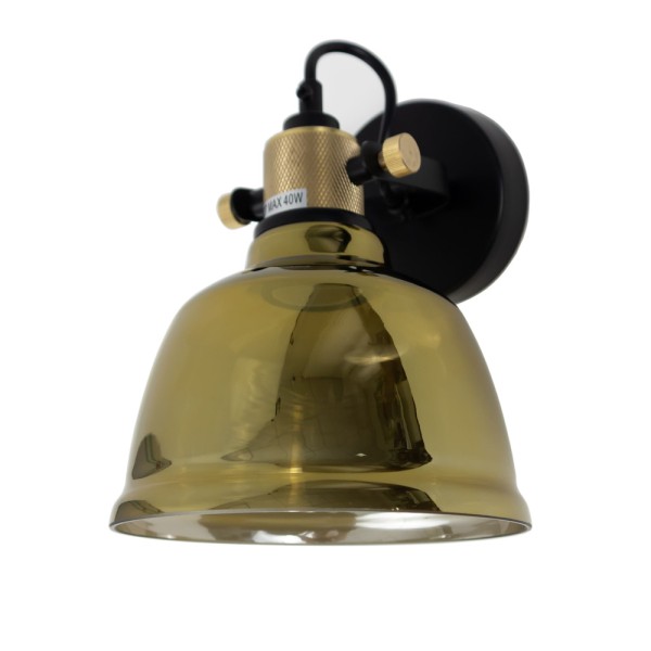 Бра, настінний світильник Nowodvorski 9155 Amalfi E27 1x25W IP20 золотий - фото №1