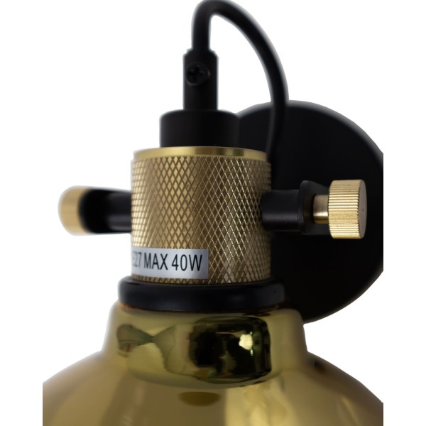 Бра, настінний світильник Nowodvorski 9155 Amalfi E27 1x25W IP20 золотий - фото №4