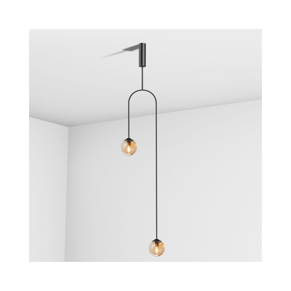 Підвісний світильник, люстра Imperium Light 349224.05.23 Leister E14 2x40W IP20 Чорний