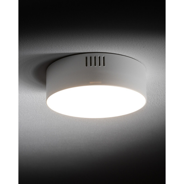 Светильник потолочный Nowodvorski 10411 Lid Round Led 1x15W 4000K 1300Lm IP20 Белый - фото №3