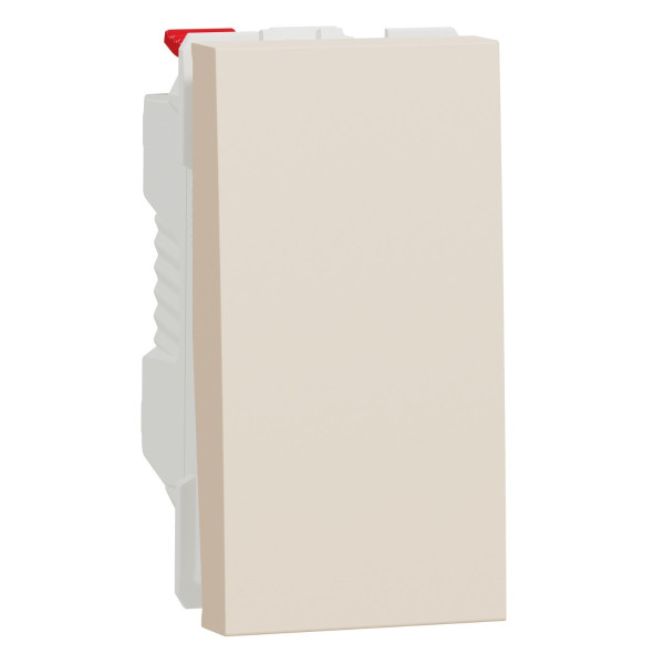 Кнопка вимикача Schneider Electric Unica New NU310144 10А 1м бежева