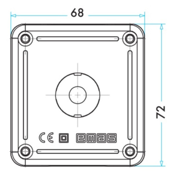 Корпус кнопочного поста 1 место, EMAS - фото №5