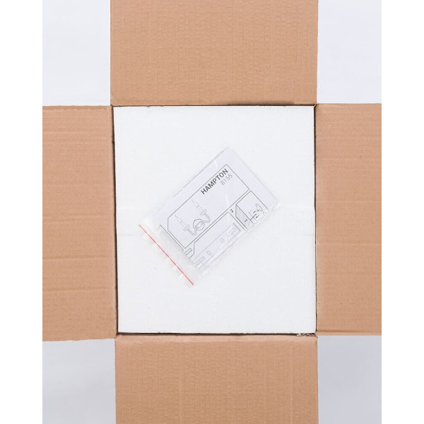 Бра, настінний світильник Nowodvorski 8155 Hampton Е14 2x40W IP20 Chrom - фото №1