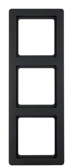 Рамка 3-местная антрацит Berker Q.1