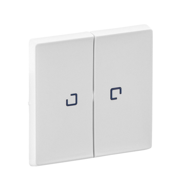 Клавиша 2-кл. выключателя с подсветкой Legrand Valena Life белая