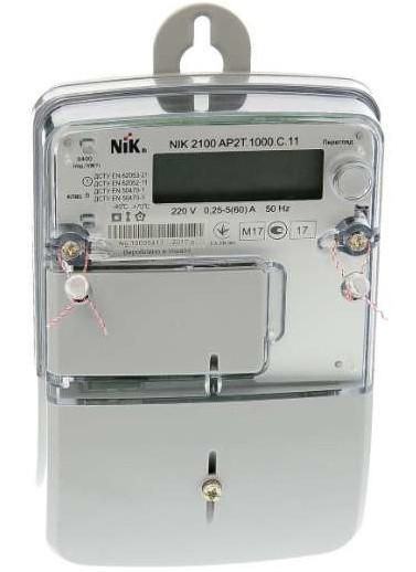 Електролічильник Nik 2100 AP2.0000.0.11 (5-60)А 220В