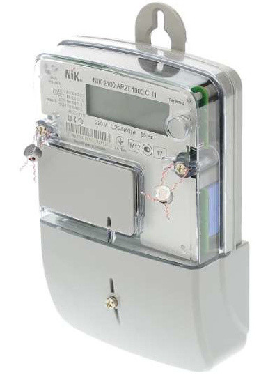 Електролічильник Nik 2100 AP2.0000.0.11 (5-60)А 220В - фото №1