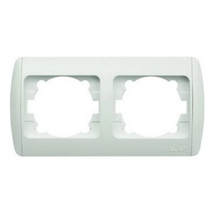 Рамка ELBI ZIRVE Fixline белая 2-я горизонтальная (501-000202-226)