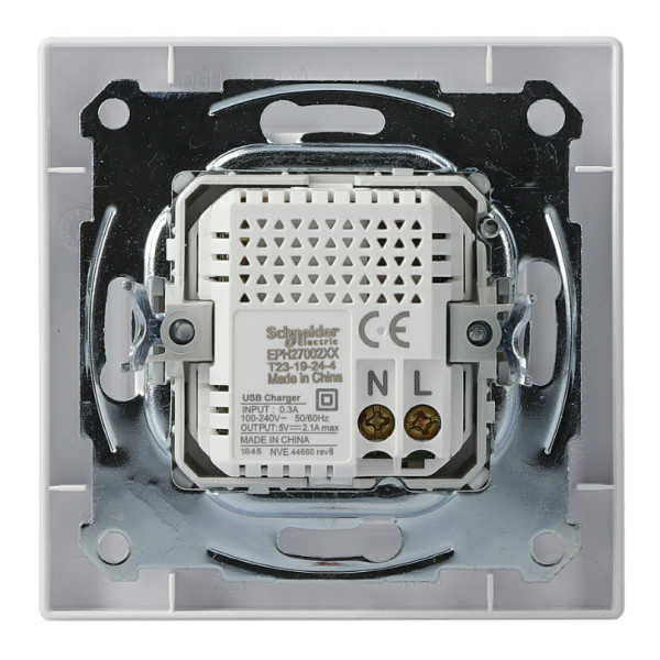 USB розетка Schneider Electric Asfora EPH2700221 (белая) - фото №3