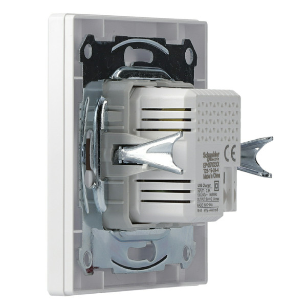 USB розетка Schneider Electric Asfora EPH2700221 (белая) - фото №4