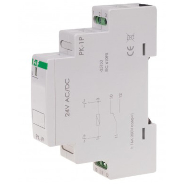 Проміжне реле F&F PK-1P-24V 24В 16 А - фото №1
