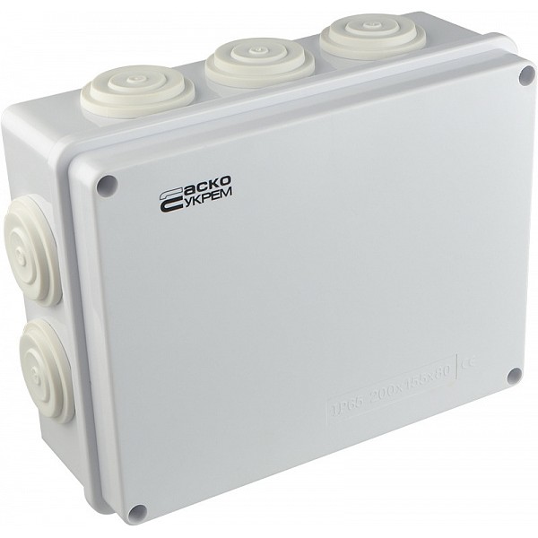 Распределительная коробка Аско-Укрем (TY-RA) 200x155x80мм (A0150170022) - фото №1