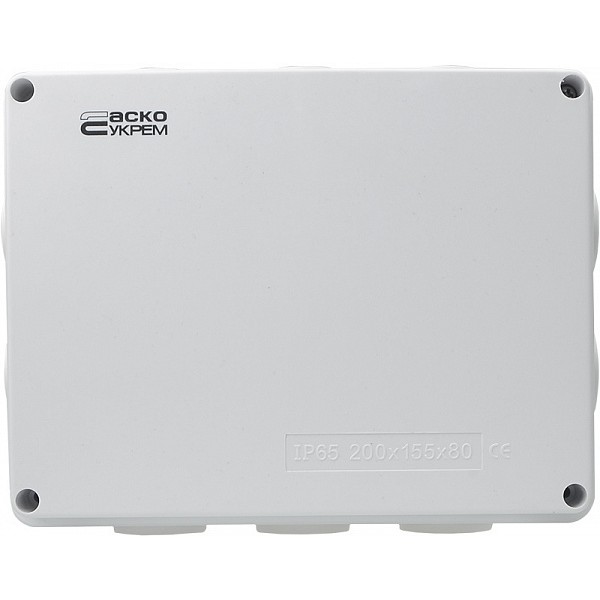 Распределительная коробка Аско-Укрем (TY-RA) 200x155x80мм (A0150170022) - фото №2