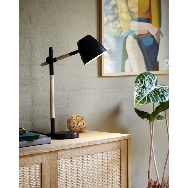 Настольная лампа Nordlux 2112645003 Theo GU10 1x25W IP20 черная - фото №1