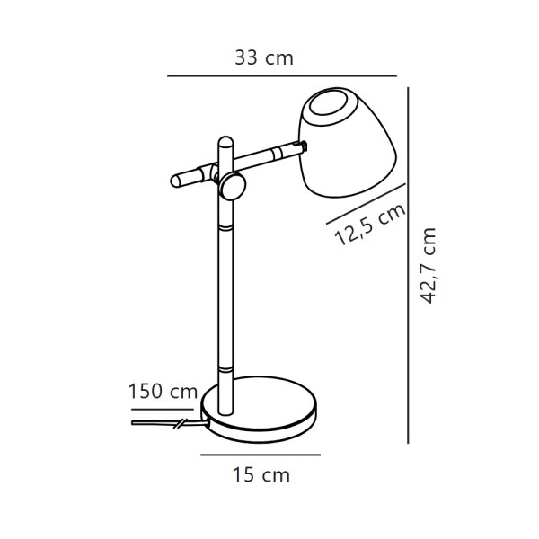 Настольная лампа Nordlux 2112645003 Theo GU10 1x25W IP20 черная - фото №4