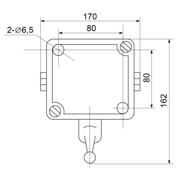 Рубильник Аско-Укрем QS5-63P/4 A0100010009 1-0-2 на 63А - фото №4