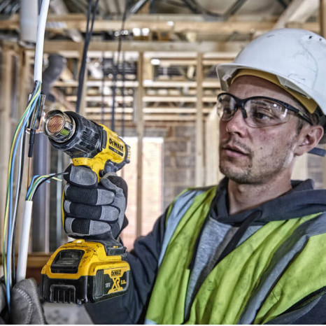 Акумуляторний пістолет гарячого повітря DeWALT DCE530N 18 В 290-530° C без акумулятора та зарядного пристрою - фото №4