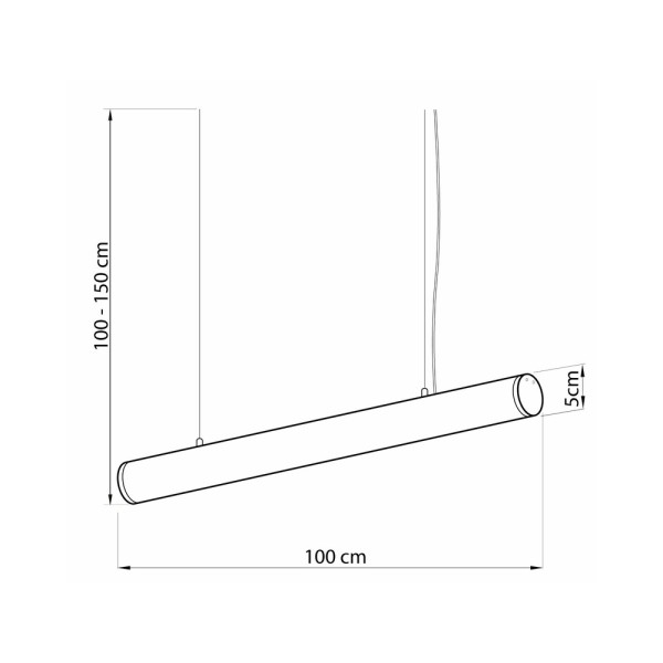 Підвісний світильник, люстра Imperium Light 5812100.01.22.92 Lightsaber LED 2x12W 4000K Lm IP20 - фото №2