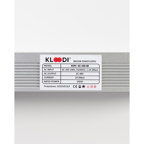 Блок живлення Kloodi KDPS-GC 100 48V 100W сріблястий - фото №4