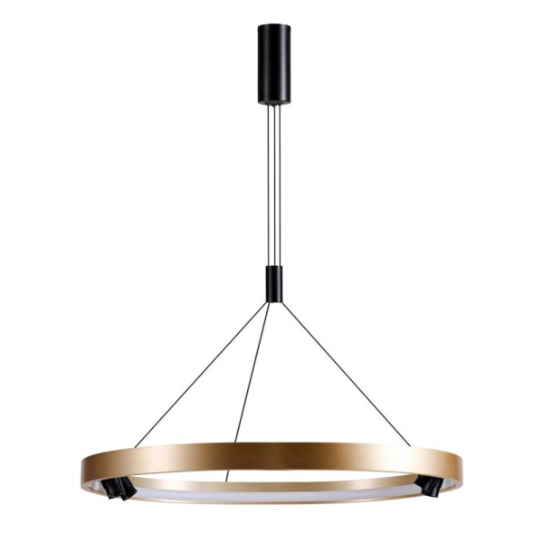 Подвесной светильник, люстра Azzardo AZ5835 Serafino LED 7x43W 3000K 3440Lm IP20 золотой