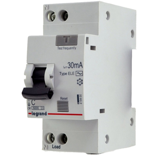 Диф.автомат Legrand (419399) RX³ 1P+N C 16A 30мA AC