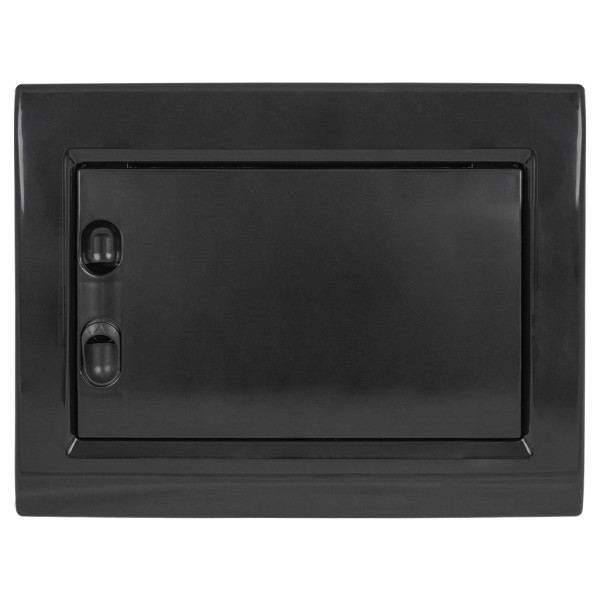 Встроенный пластиковый корпус E.Next e.plbox.pro.w.08b.black 8м черный IP40 (CP12908B) - фото №2