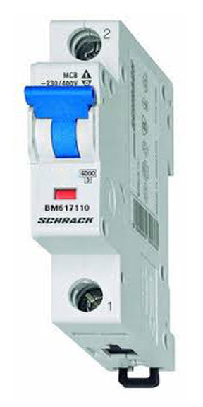 Автоматичний вимикач Schrack BM618125ME 6кА 25А 1P х-ка B ME