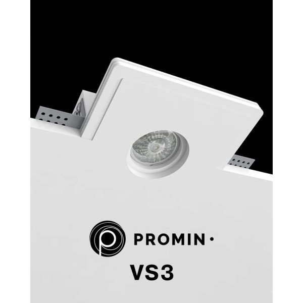 Точковий світильник Promin Shine S VS3 GU10/GU5.3 1x10W IP20 Wh - фото №1