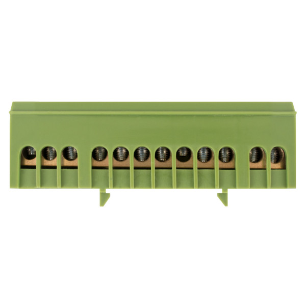 Нулевая шина E.Next e.bsi.pro.1.12 на DIN-рейке зеленая (p0650015) - фото №1