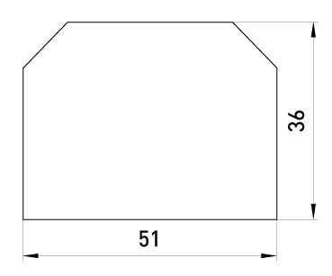 Разделитель для наборных клеммных колодок E.Next e.tc.sep.pro.16 (p051003) - фото №1