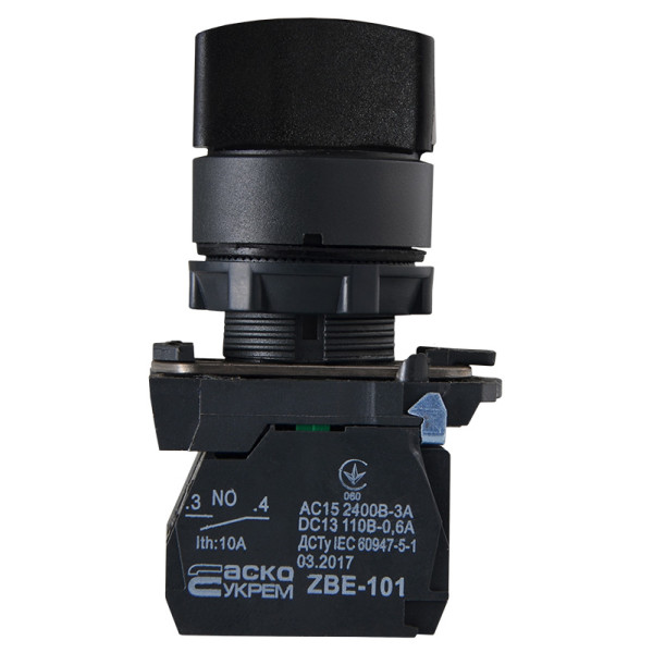 Переключатель Аско-Укрем TB5-AD53 (I-0-II) с самовозвратом (A0140010159) - фото №4