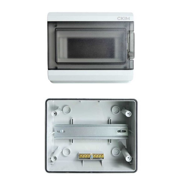 Бокс пластиковый СКИМ на 8 модулей накладной IP65 ( С11902003/С99990123 ) - фото №3