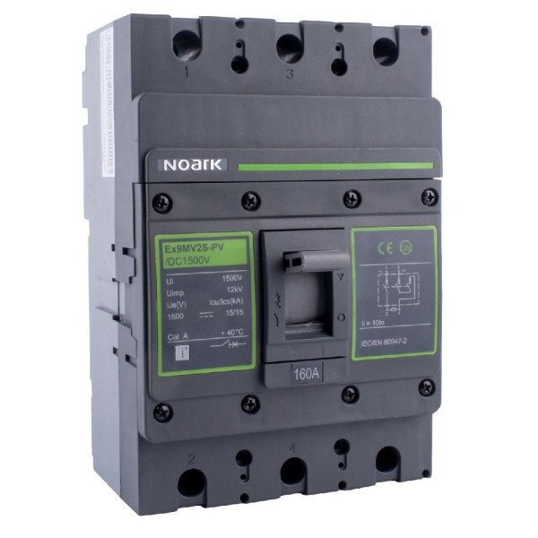 Корпусний автоматичний вимикач PV NOARK Ex9MV2S-PV/DC1500 250 IEC M2 15кА 1500В DC 250A (110198)