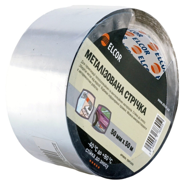 Металлизированная лента Elcor 40206783 TEMT5050 50мм (50м) - фото №1