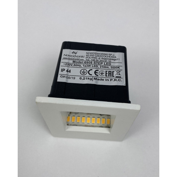Светильник уличный Nowodvorski 36908 Step LED 1x3W 3000K 190Lm IP44 Wh - фото №4